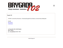 Tablet Screenshot of brygada102.pl